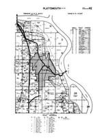 Plattsmouth Township East, Mynard, Missouri River, Cass County 1963 Published by Standard Atlas Co